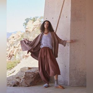 Atelier Delphine Haori Coat Baked Coral